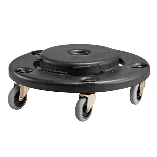 Round trash can dolly fit - round,